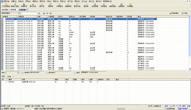 果(顺丰)京东的仓库人员在wms系统中未完成入